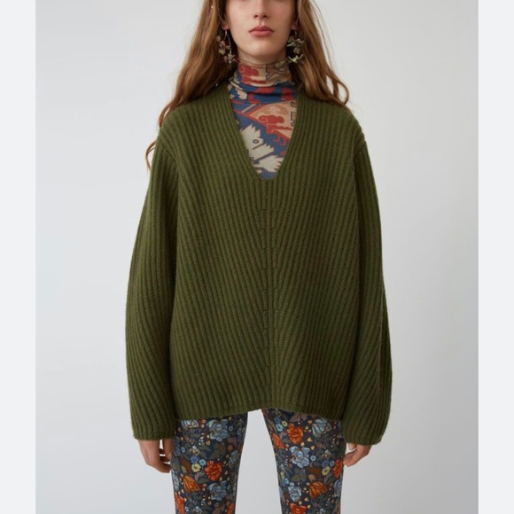 Acne studios Deborah oversized chunky wool sweater - Picture 1 of 7